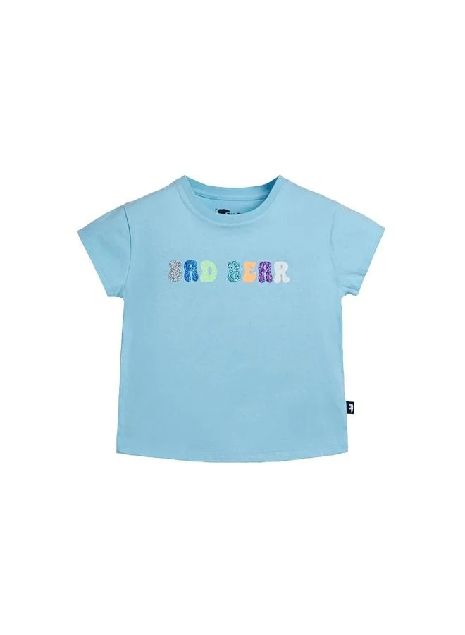 Bad Bear Kids Blue Gilda T-shirt Jr T-shirt 25.06.07.007-c125.
