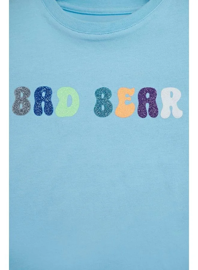 Bad Bear Kids Blue Gilda T-shirt Jr T-shirt 25.06.07.007-c125.