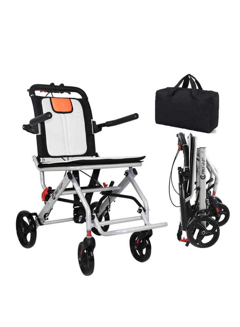 Cool Baby Wheelchairs For The Elderly Wheelchairs Disabled Portable Foldable Double Support Frame Small Hand Push Super Lightweight (Only 19lbs ) - Image 1