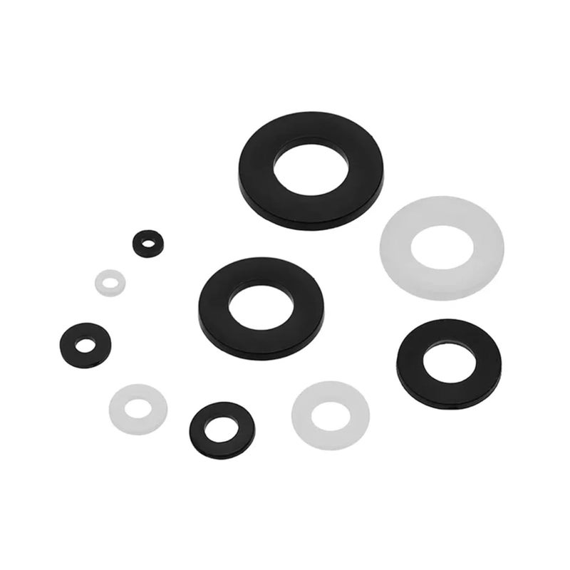 Faucet Washers 1000PCS Nylon Washers Plastic Insulation Spacers Seals Set Gasket Ring Kit(Mix) - Image 3