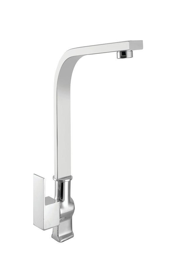 10X Brass Swan Neck Tap S7N-956 for Washbasin/Kitchen Table Mounted Chrome Plated… - Image 1