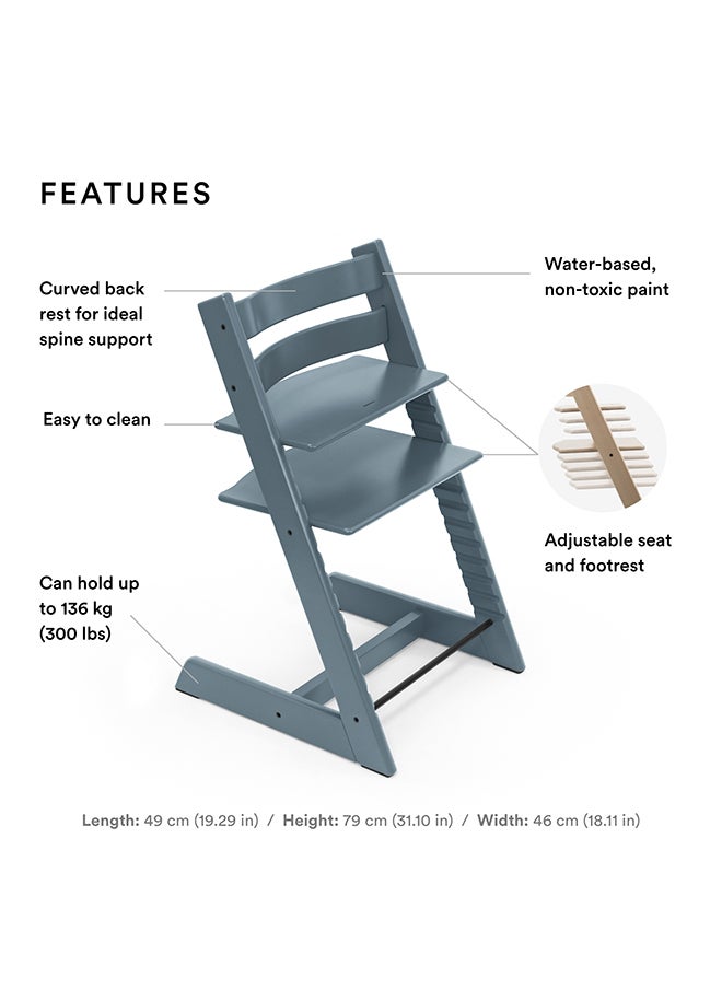 STOKKE - Tripp Trapp Chair Plus Babyset - Fjord Blue - Image 1