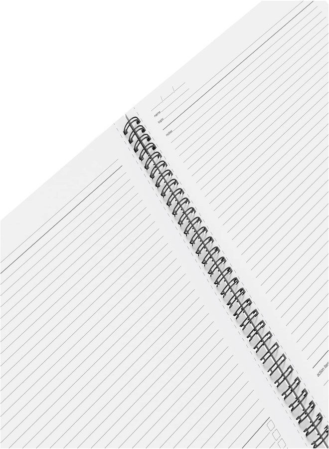 TRU RED Large Soft Cover Meeting Notebook, Black, 3‑Pack - Image 3