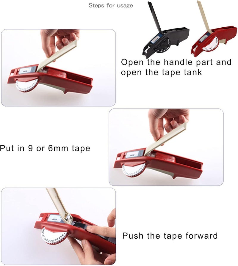 آلة صنع العلامات Hztyyier 1610، طابعة ملصقات صغيرة، أداة نقش للاستخدام الشخصي (#2) #2 - Image 2