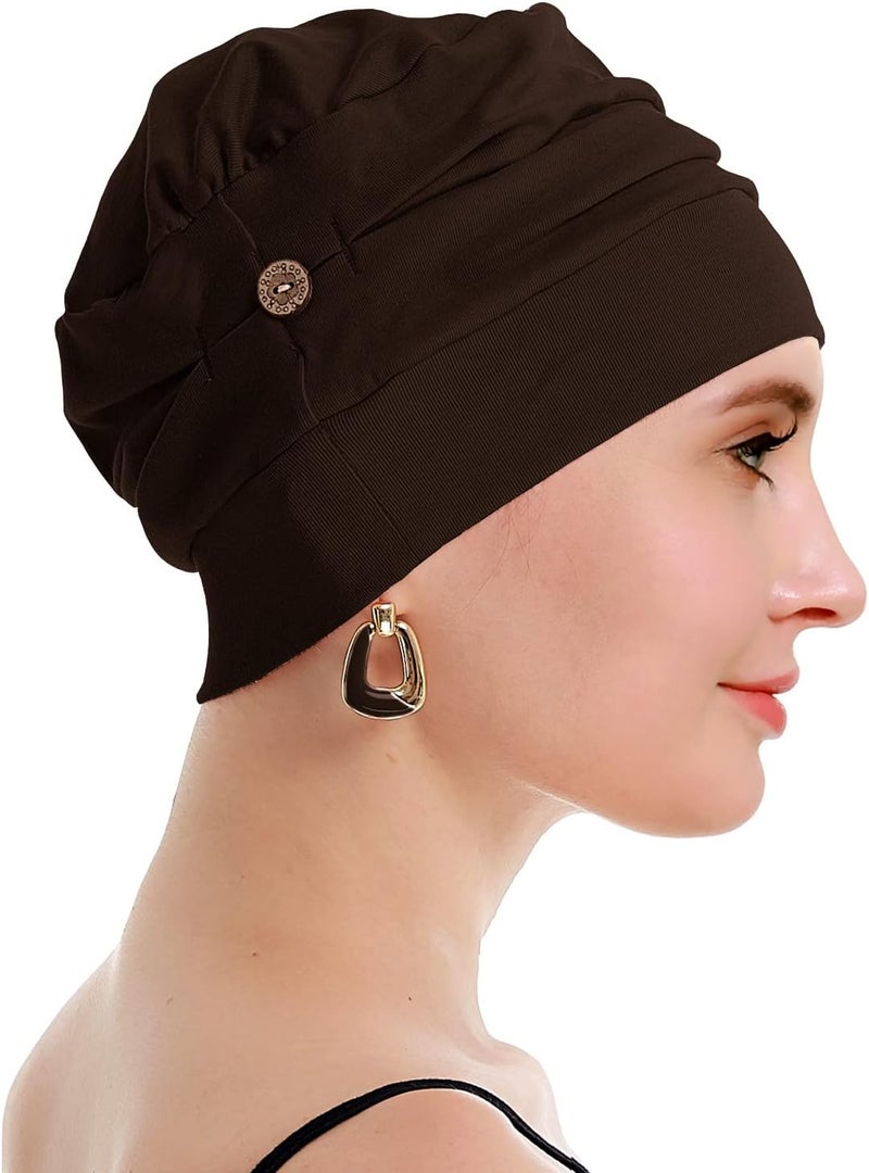 osvyo Cotton Chemo Turbans for Women Cancer Hairloss hat - Cotton Lightweight Headwear Sealed Packaging - Image 4