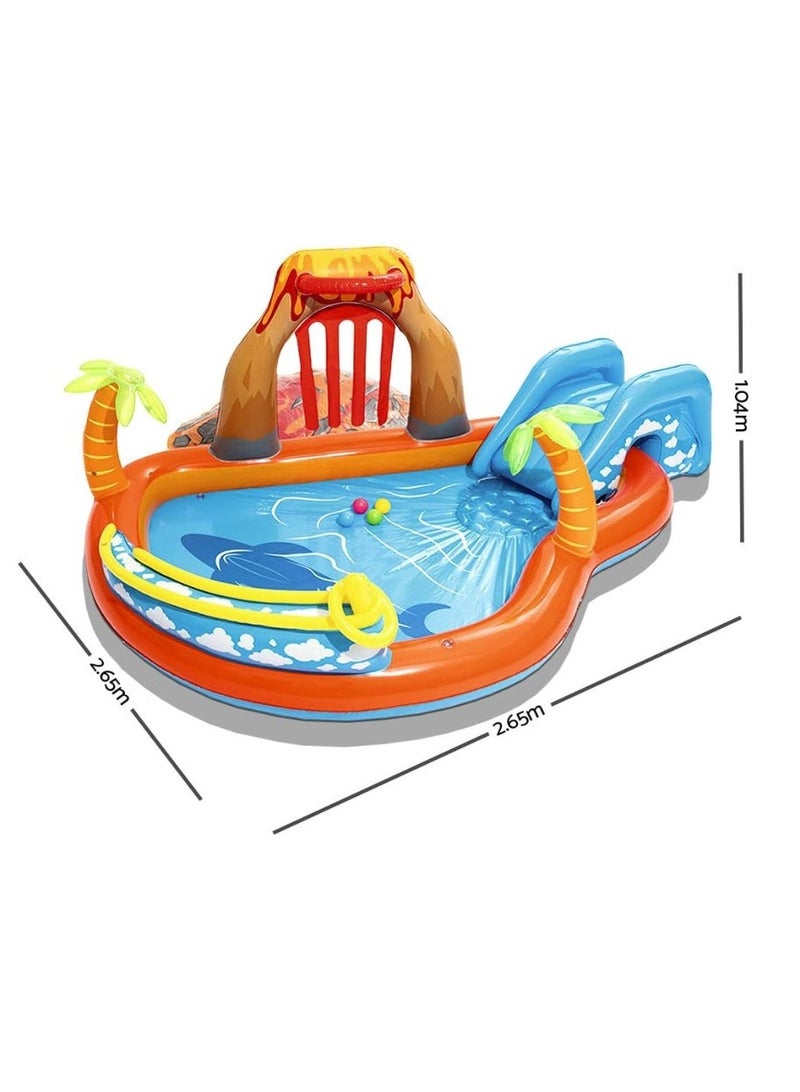بست واي مسبح اطفال  قابل للنفخ سهل التجميع مقاس 265 × 265 × 104 سم - Image 2
