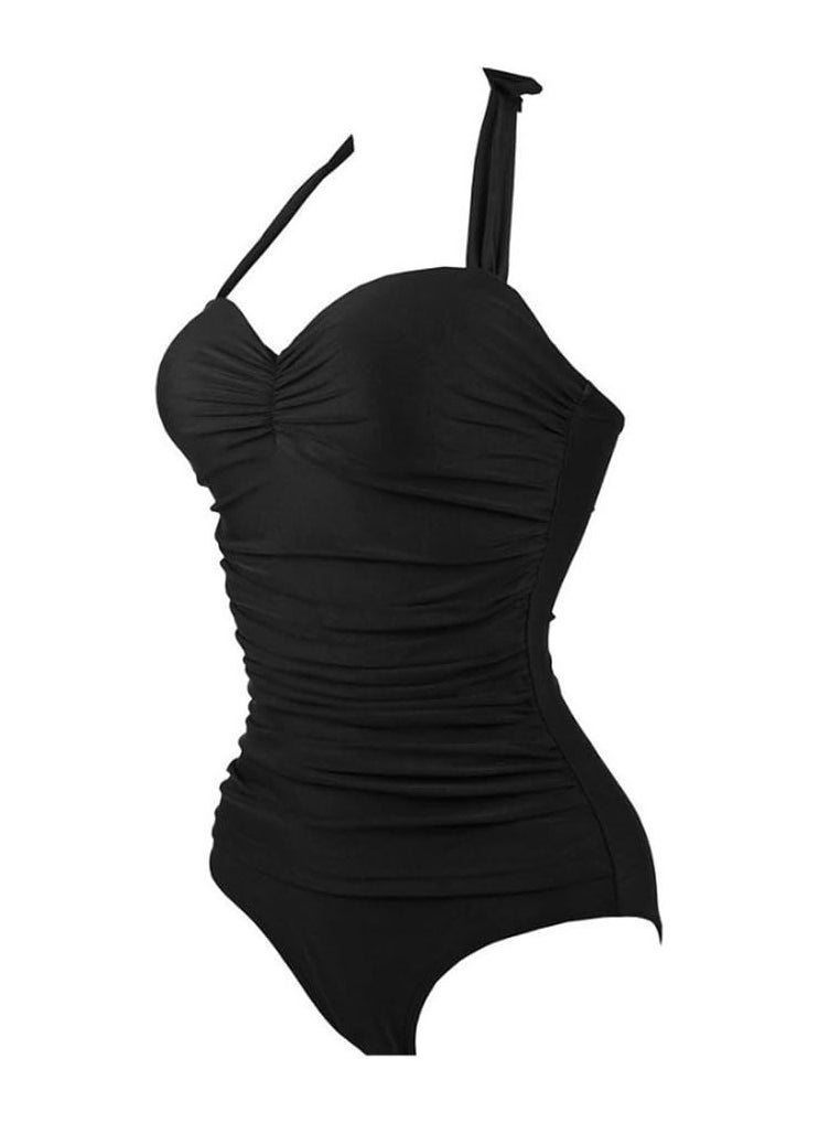 NADANBAO Women's One Piece Swimsuit, Tummy Control Push-Up Wrap Bikini, Bandeau Bathing Suits, Slimming Twist Swimwear - Image 2