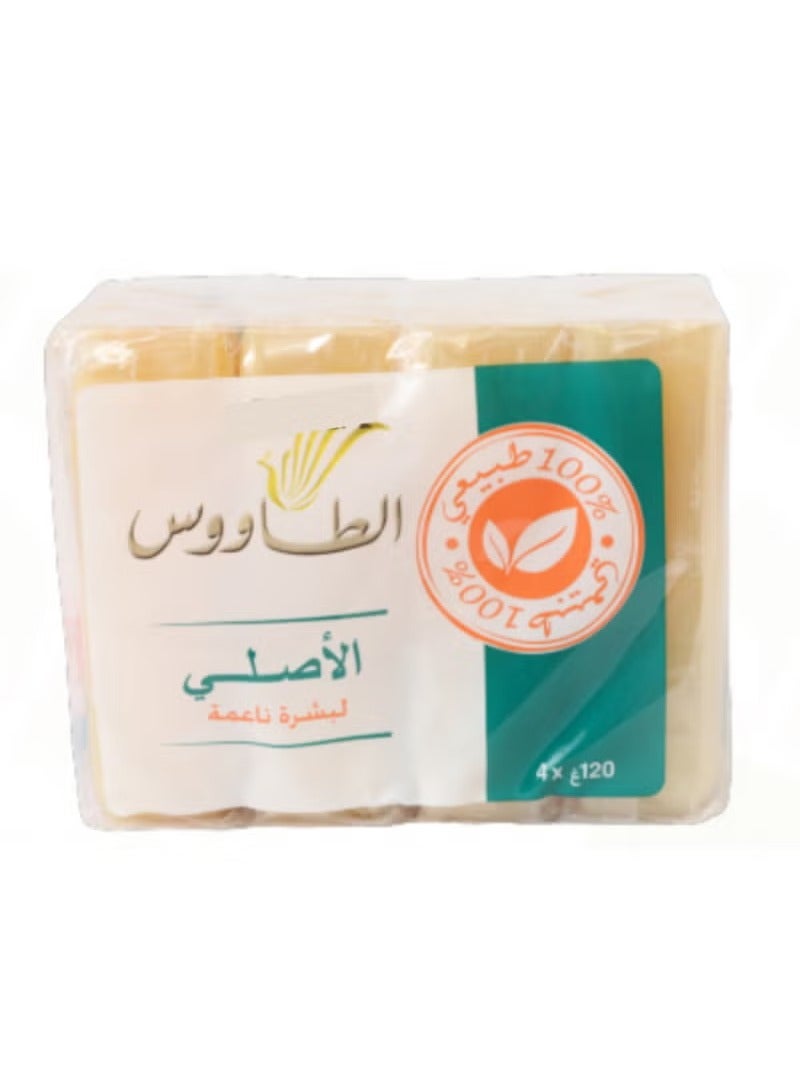 Taous Authentic Natural Soap For Smooth Skin - 4x120g
