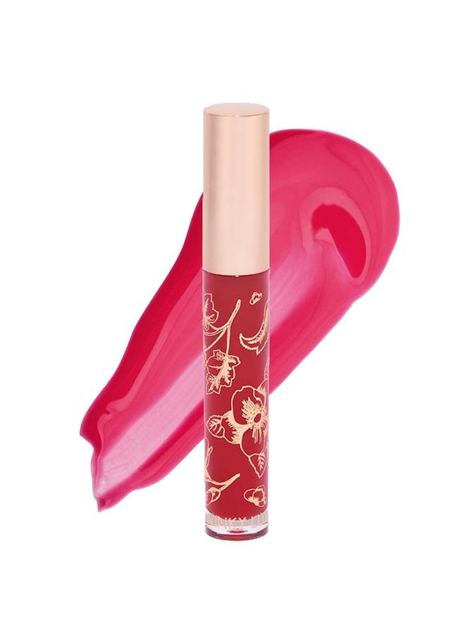 Winky Lux Fruity Gloss pH Lip Stain, Non Sticky Lip Gloss, Tinted Lip Oil, Lip Lacquer, Yummy Fruit Lipgloss, Jojoba Oil for Hydration & Shine, Raspberry  - Image 1