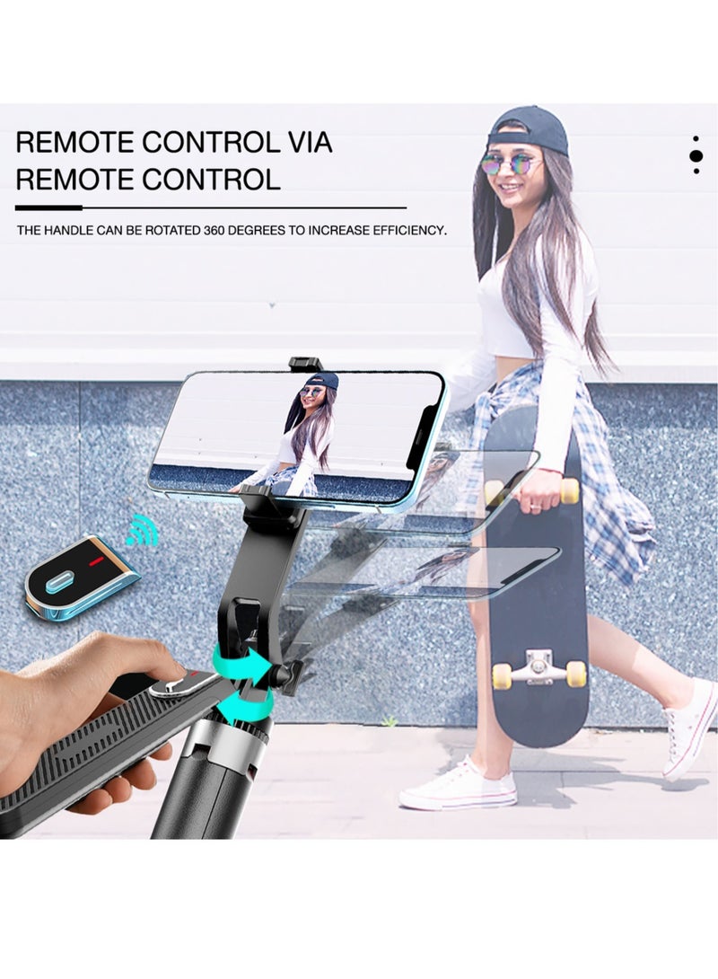 Anti-Shake Selfie Stick Tripod, Stainless Steel Pole Retractable, for i Phone/Android, P180 - Image 2