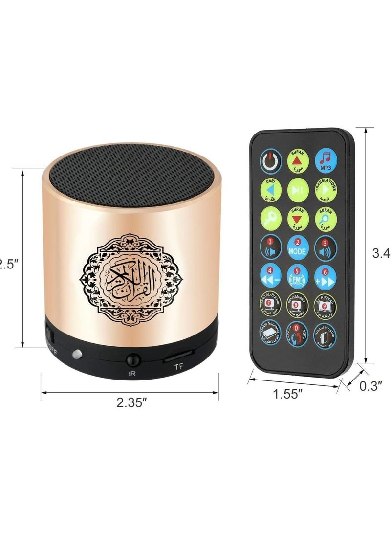 Rich Life - Quran Speaker with Remote Control, All Quran, Tafseer, Hadith with 19 Reciters with 15 Languages Translations, HD Audio Quality, Best Gift for Learning Quran - Image 1