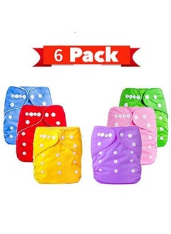 Chinmay Kids Baby'S Cotton Reusable Washable Cloth Diaper Combo Of 6  - Image 3