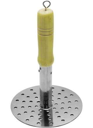 RAJ STEEL POTATO MASHER WOODEN HANDLE, RRG008, 6", POTATO MASHER, VEGETABLE MASHER, BHAJI MASHER - pzsku/Z99351CB4F45907E92D93Z/45/1747082676/63535ccc-c508-460f-a72c-93ff78c5d421