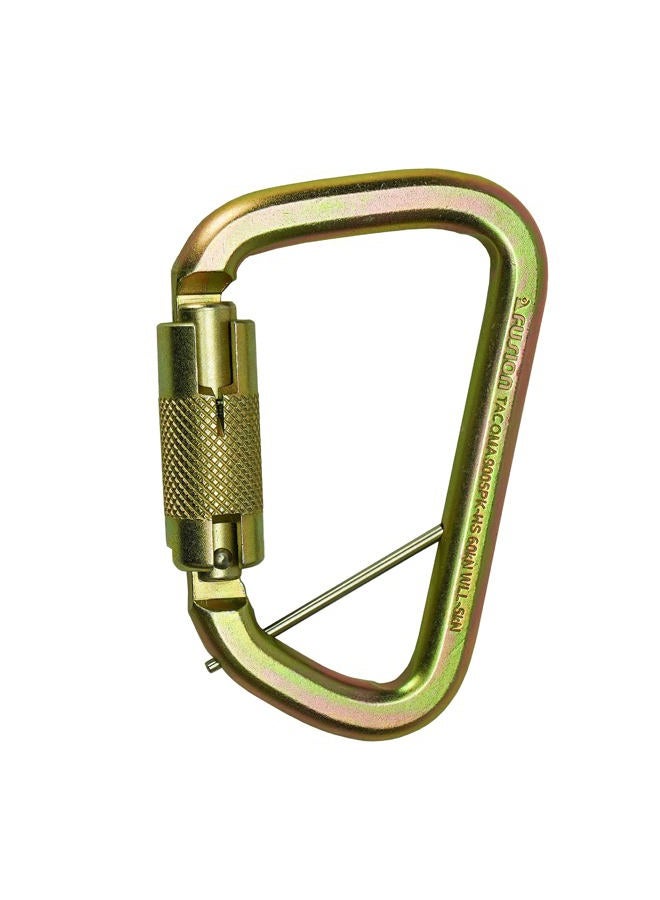 FUSION Climb Tacoma Steel High Strength Auto Lock Modified D-shaped Carabiner - Image 1