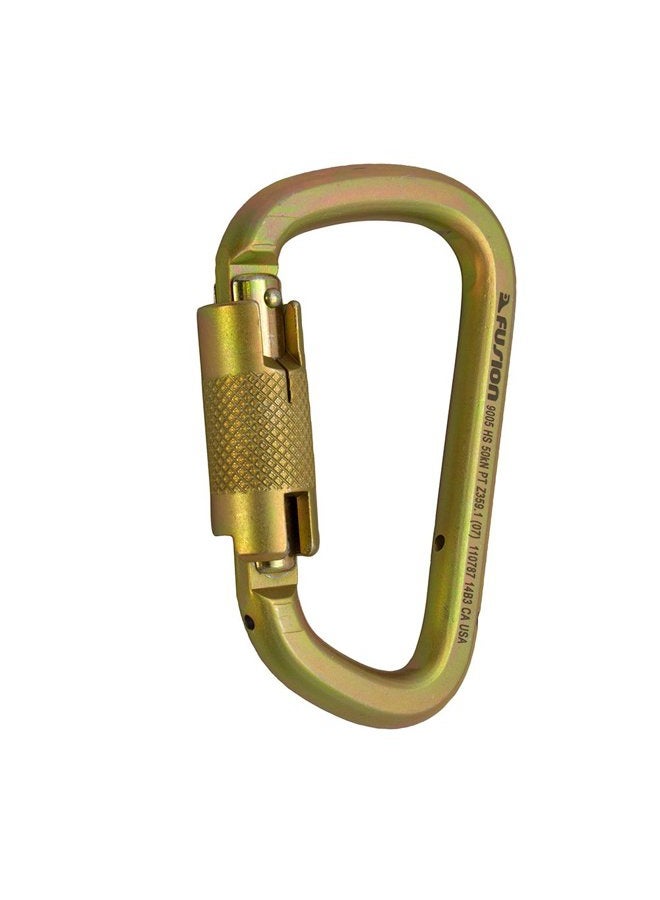 FUSION Climb Tacoma Steel High Strength Auto Lock Modified D-shaped Carabiner - Image 4