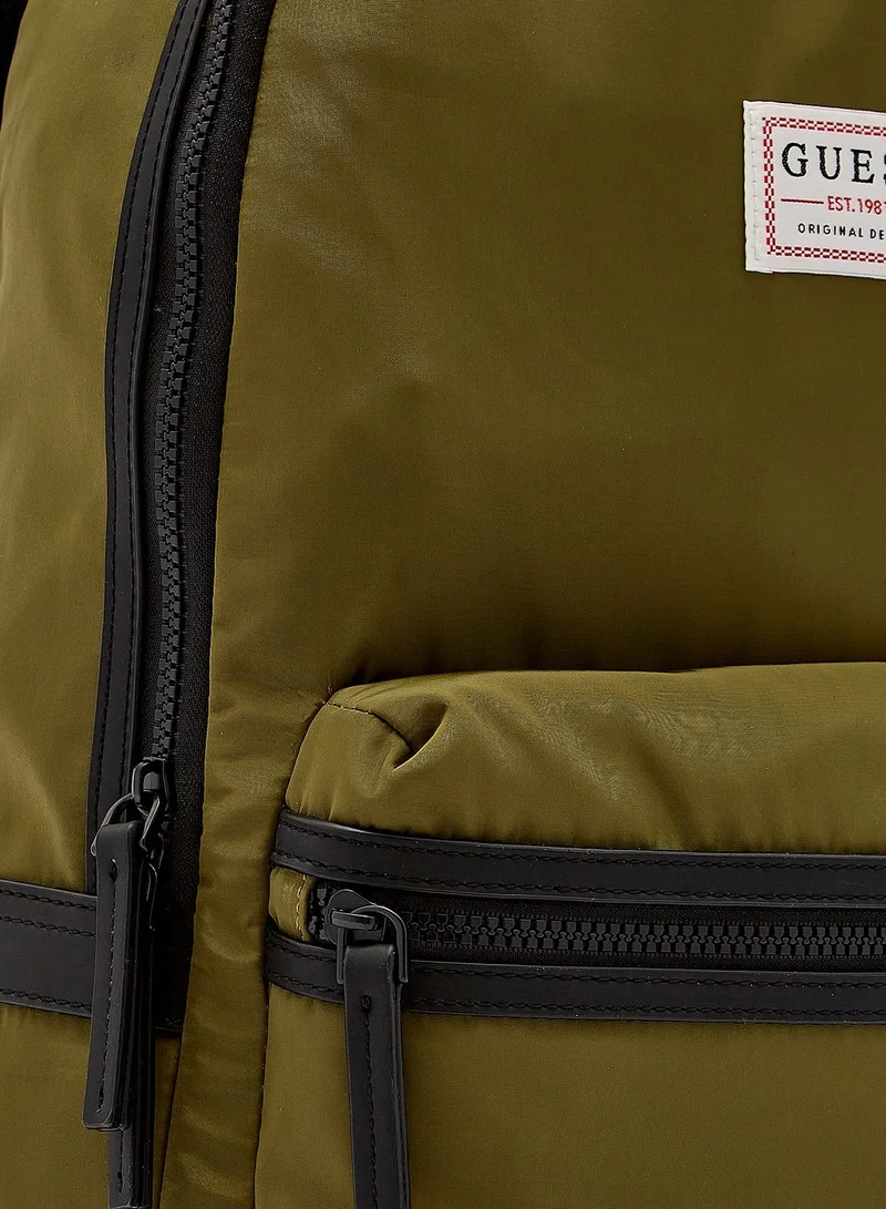 GUESS Logo Originals Backpack Green