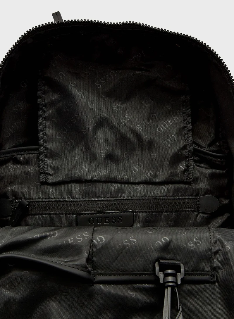 GUESS Logo Originals Backpack Green