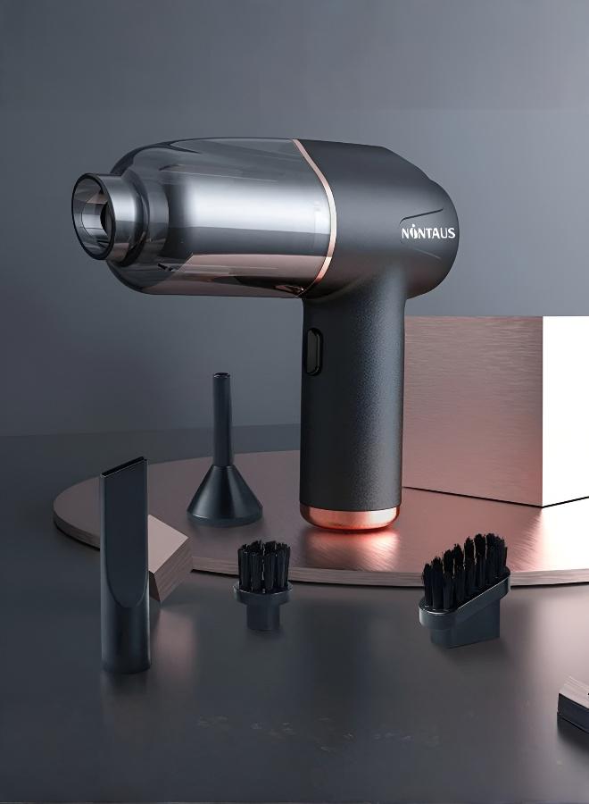 مكنسة سيارة قابلة للشحن بقوة شفط عالية للتنظيف السريع والفعال - Image 1