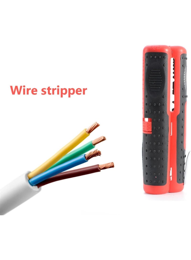 GGOOT Wire Stripper Machine, 2pcs Multifunctional Cable Wire Stripper Plier Stripper Hardware Tool Line Pliers Handle Stripping Crimper Dismantling Tool  - Image 4