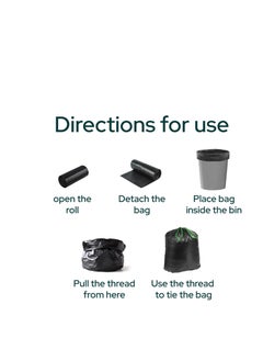 Nure Nure- Bio-Degradable Purity In Disposal Garbage Bag,10 Gallons, 30 Pcs, 54cmx60cm,Pack of 2  - Image 3