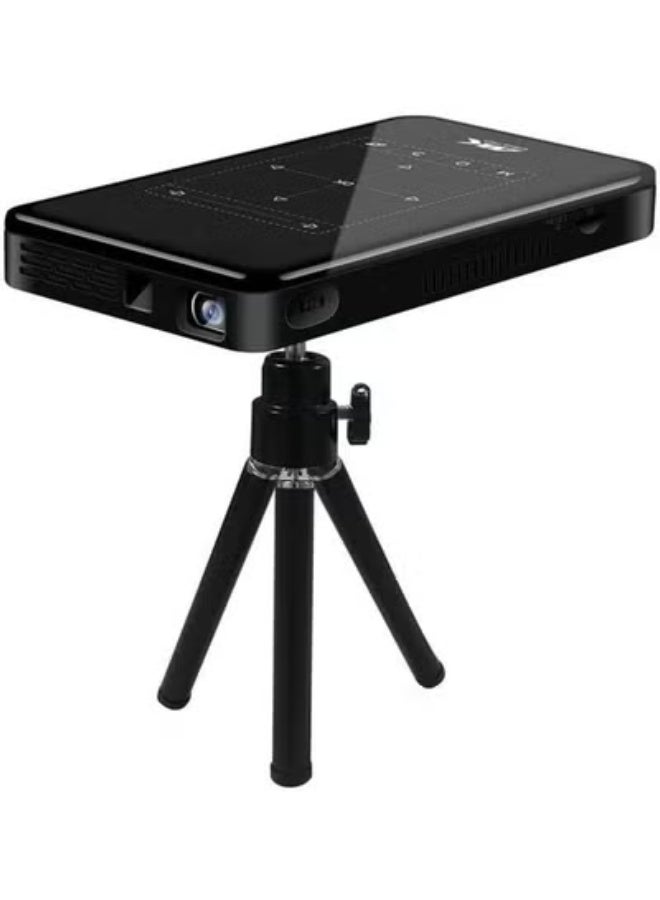 borrego BP09 4K Portable Rechargeable Mini Projector with Android OS – Ultra HD Smart LED WiFi Projector with Bluetooth, Keystone Correction, HDMI, USB, Screen Mirroring for Home Theater, Outdoor Movies, Office Presentations & Streaming Entertainment - Image 1