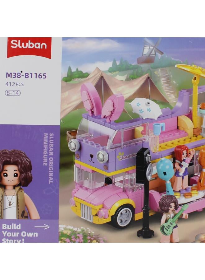 Sluban Girls Dream Happy Party Bus - 412Pcs - Image 3