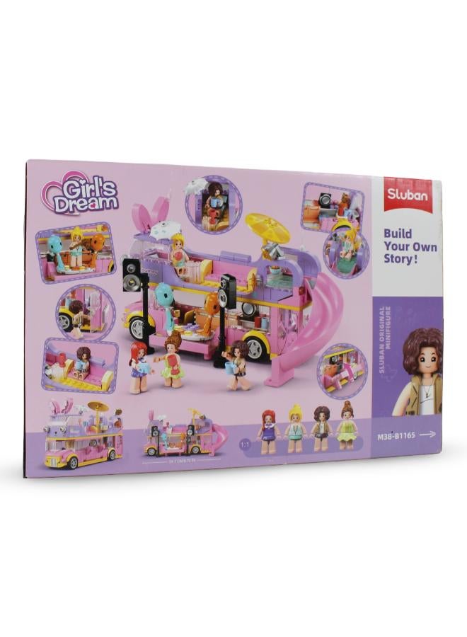 Sluban Girls Dream Happy Party Bus - 412Pcs - Image 2
