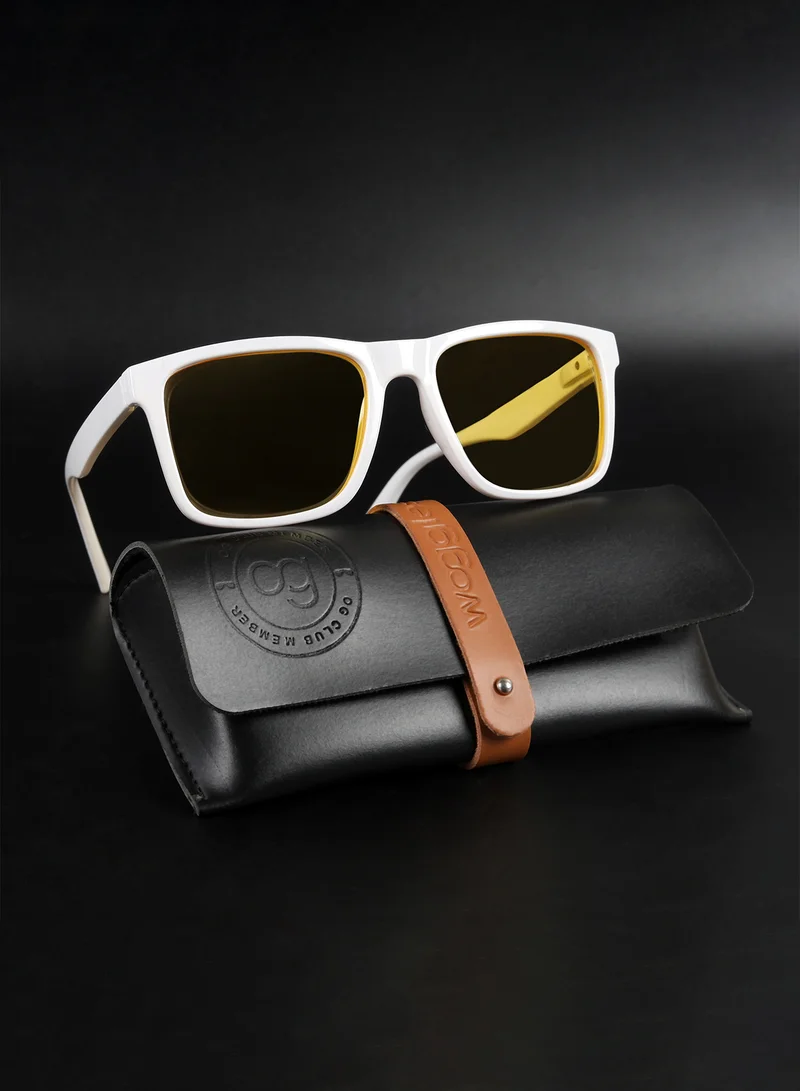 Woggles Polarized Square Sunglasses|100% UV Protection|Men & Women