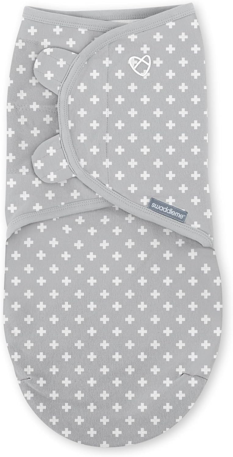 SwaddleMe بواسطة إنجينيتي سواتل الأصلي، 100% قطن، يحسن النوم ويهدئ رد فعل الفزع، 0-3 أشهر، 1.0 توغ، 3-pack، بطانية سواتل للأطفال - تقاطع متقاطع - Image 3