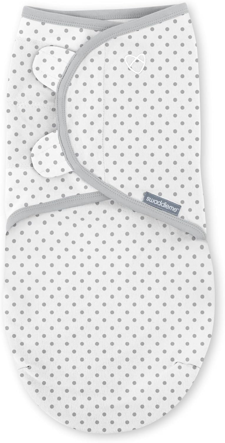 SwaddleMe بواسطة إنجينيتي سواتل الأصلي، 100% قطن، يحسن النوم ويهدئ رد فعل الفزع، 0-3 أشهر، 1.0 توغ، 3-pack، بطانية سواتل للأطفال - تقاطع متقاطع - Image 2