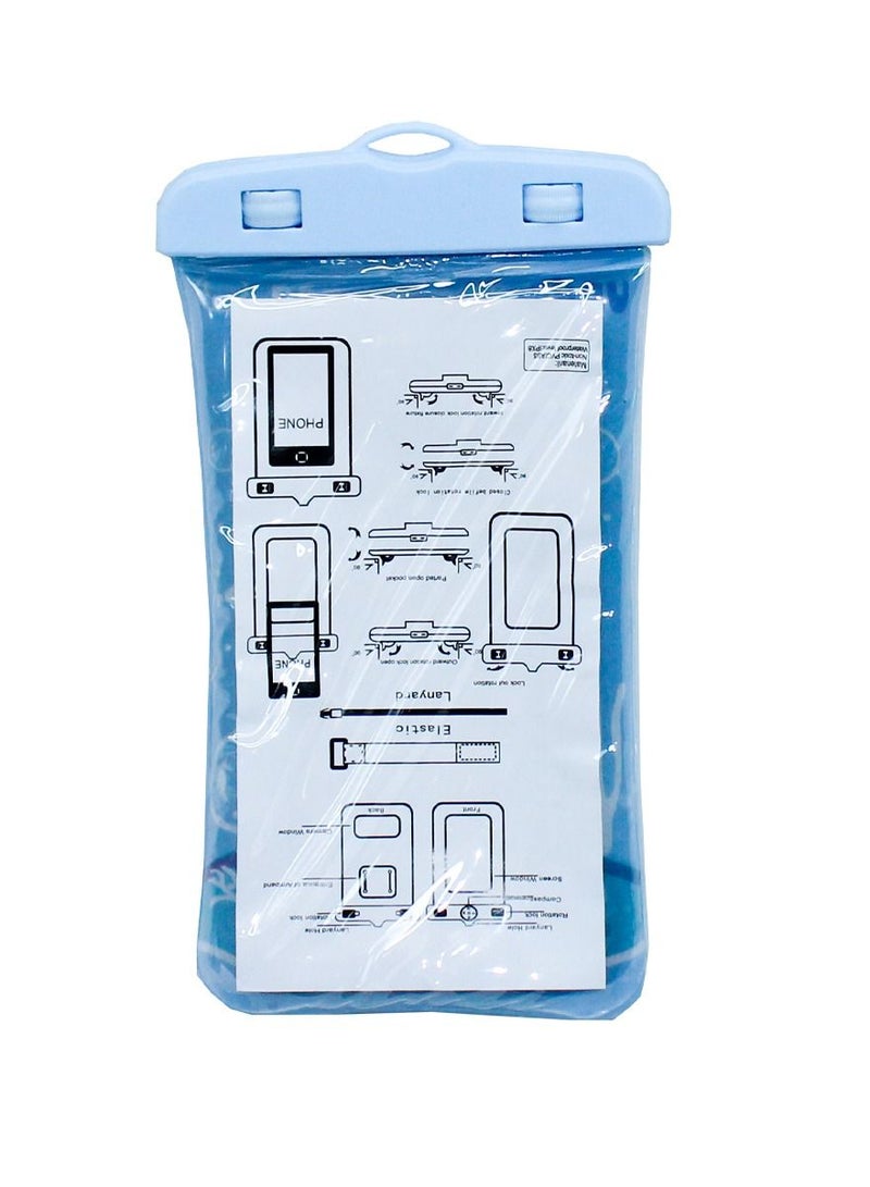 QUTOOB Summer Fashion Mobile Bag with Lanyard for Swimming, Underwater Enjoyment, Beach Fun, Pools Relaxation, Keeps Your Mobile Safe and Floating, For Iphones, Samsung and Other Mobiles and Accessories - Image 3