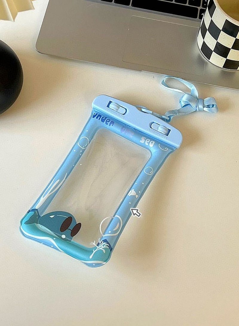 QUTOOB Summer Fashion Mobile Bag with Lanyard for Swimming, Underwater Enjoyment, Beach Fun, Pools Relaxation, Keeps Your Mobile Safe and Floating, For Iphones, Samsung and Other Mobiles and Accessories - Image 4
