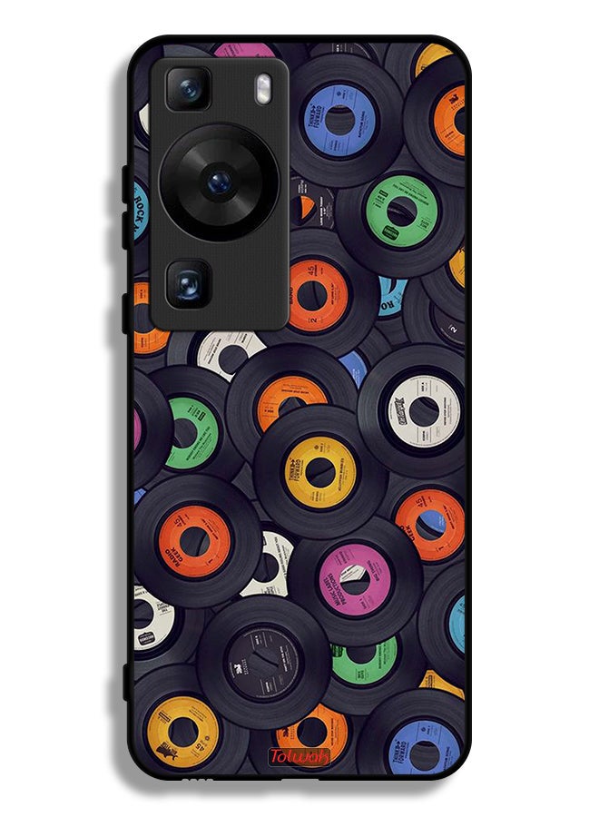 Tolwak Huawei P60 Protective Case Cover Cds Pattern - Image 1