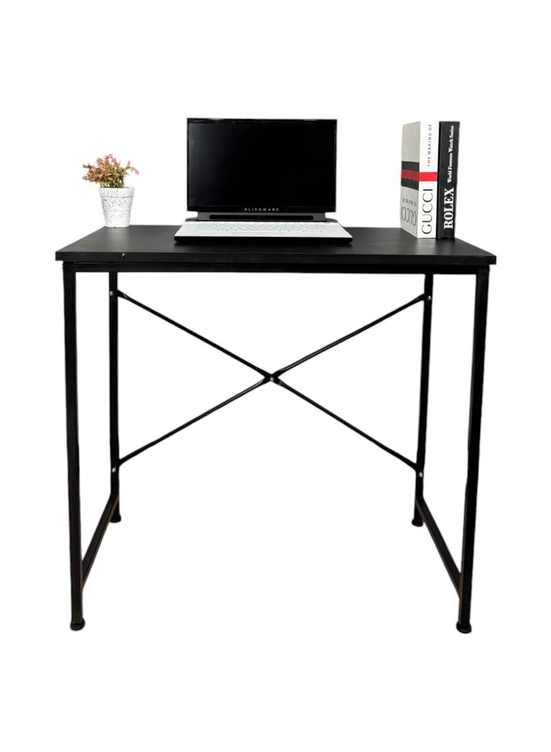 80*40cm desk, easily assembled and disassembled - Black - Image 2