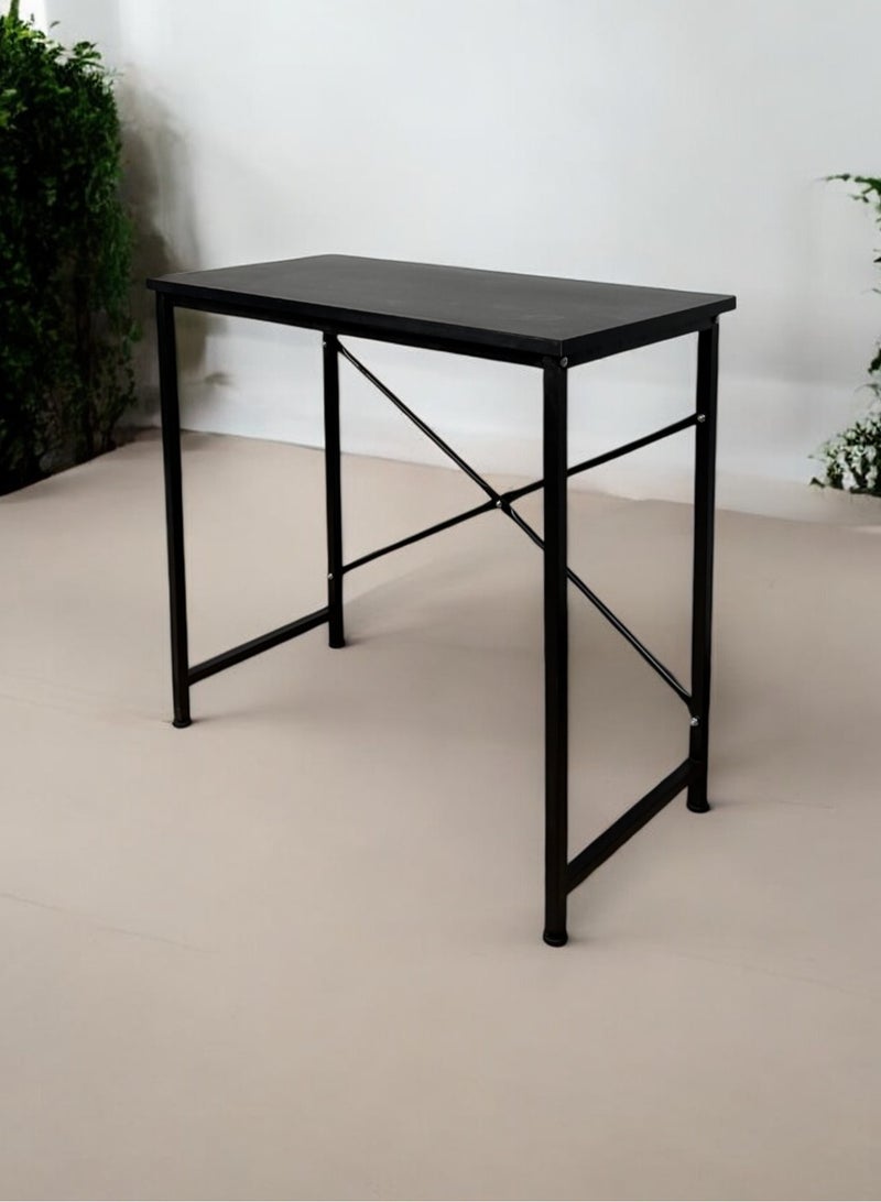 80*40cm desk, easily assembled and disassembled - Black - Image 4