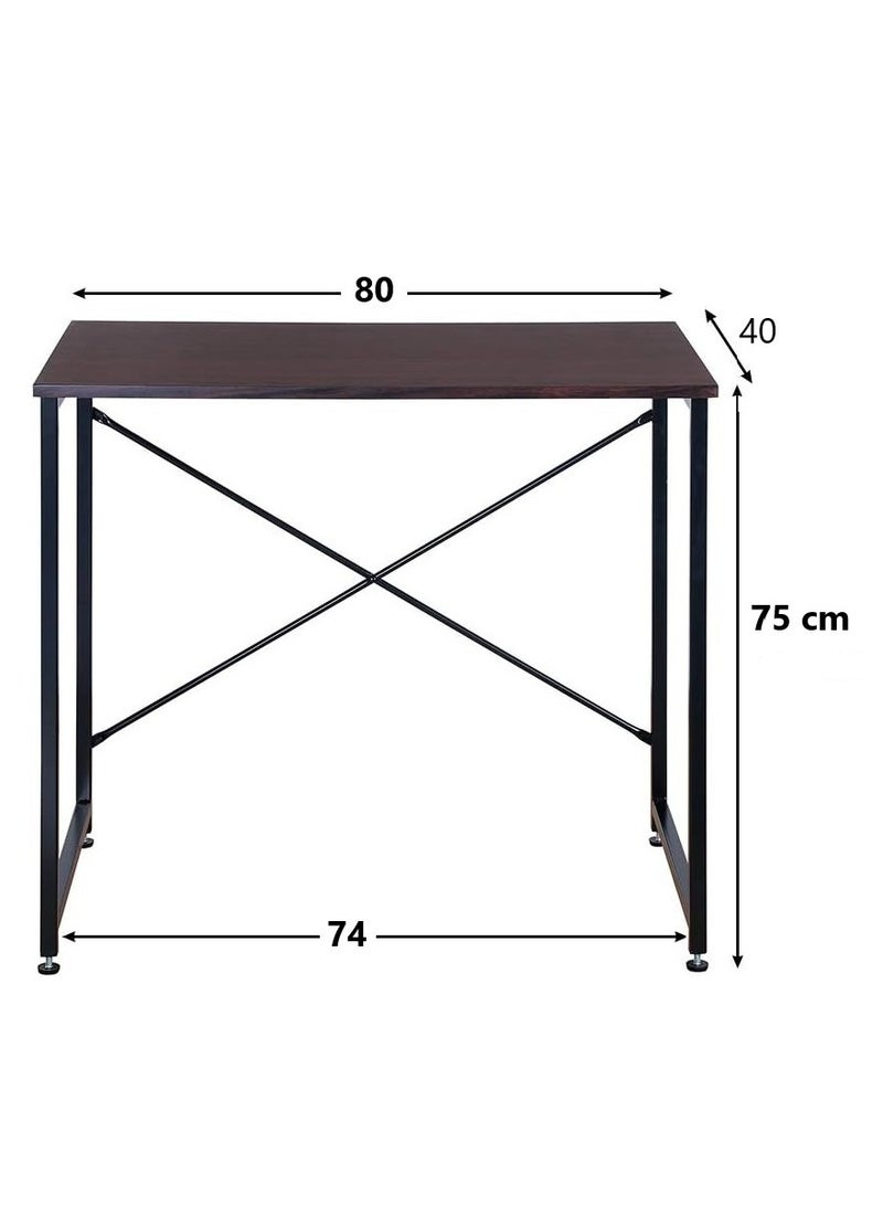 80*40cm desk, easily assembled and disassembled - Black - Image 5