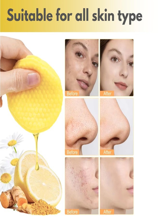 Anekh Kojic Acid & Turmeric Cleansing Pads for Face | 60 Pre-Soaked Exfoliating Wipes | Brightening, Pigmentation & Tan Removal | Dark Spot, Acne Marks & Oil Control | Unisex Skincare Pads - Image 5