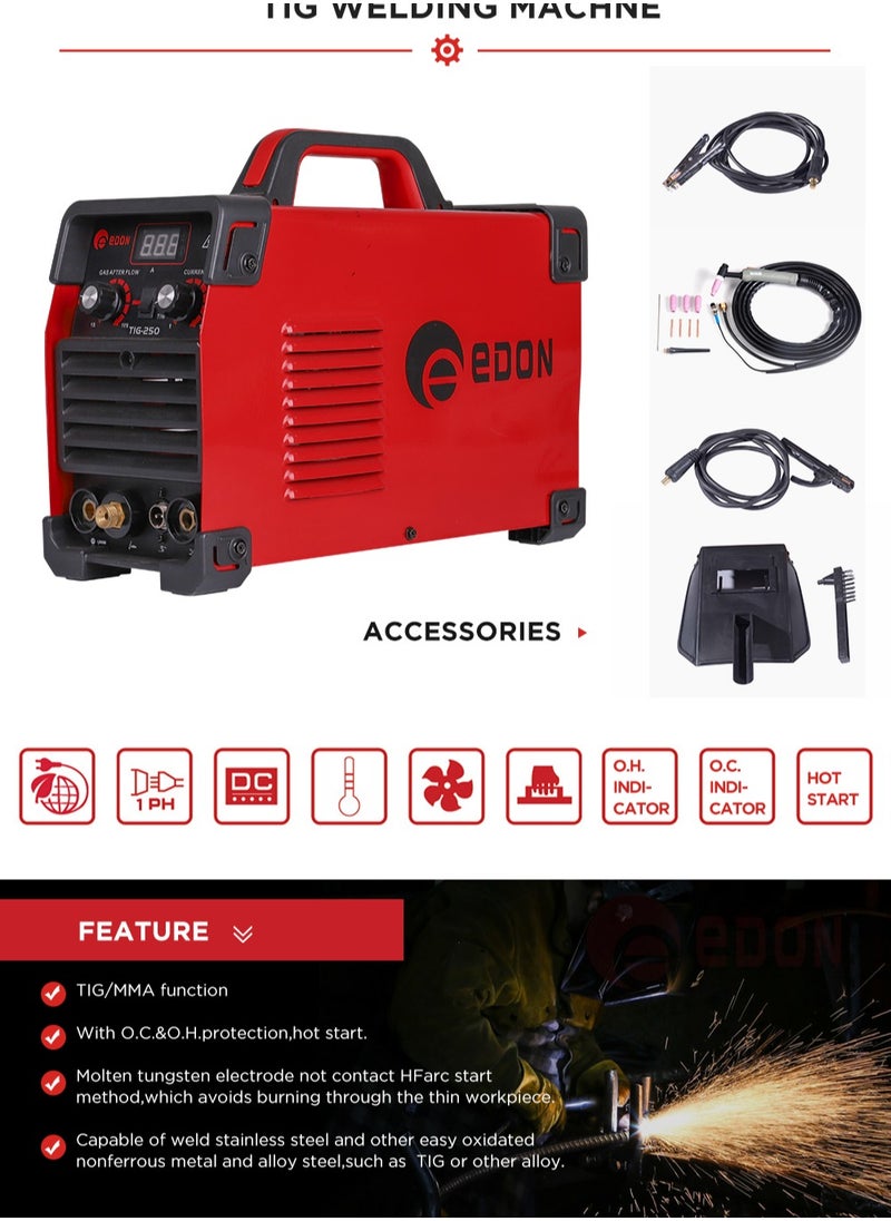 ايدون ماكينة لحام TIG-250  - Image 3