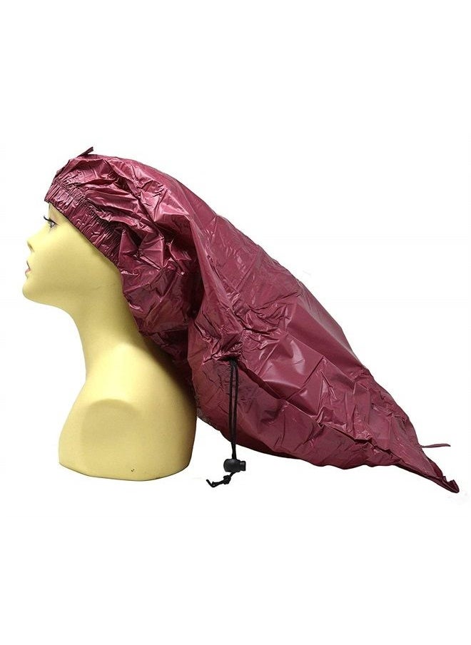 Annie - Ms. Remi Max Jumbo Braid Shower Cap Burgundy - Image 1