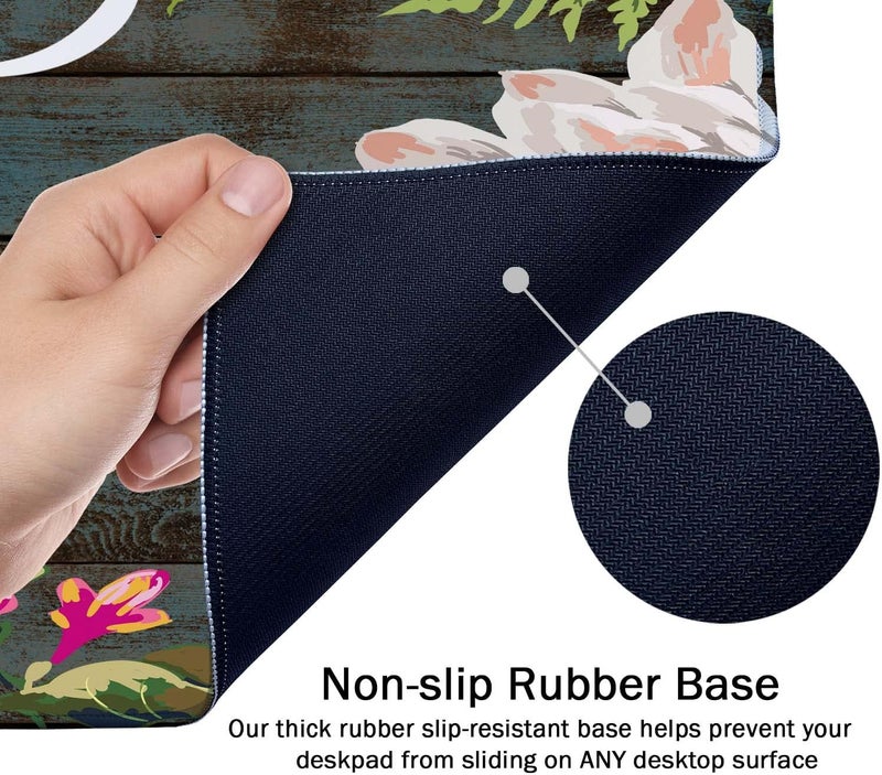 SSOIU Large Mouse Pad, Cute Motiavation Quote Desk Mat for Desktop, Women Girls Waterproof Gaming Mousepad, You Got This Inspirational Quote Computer PC Laptop Protector Writing Pads 35.5" x 15.7" - Image 4