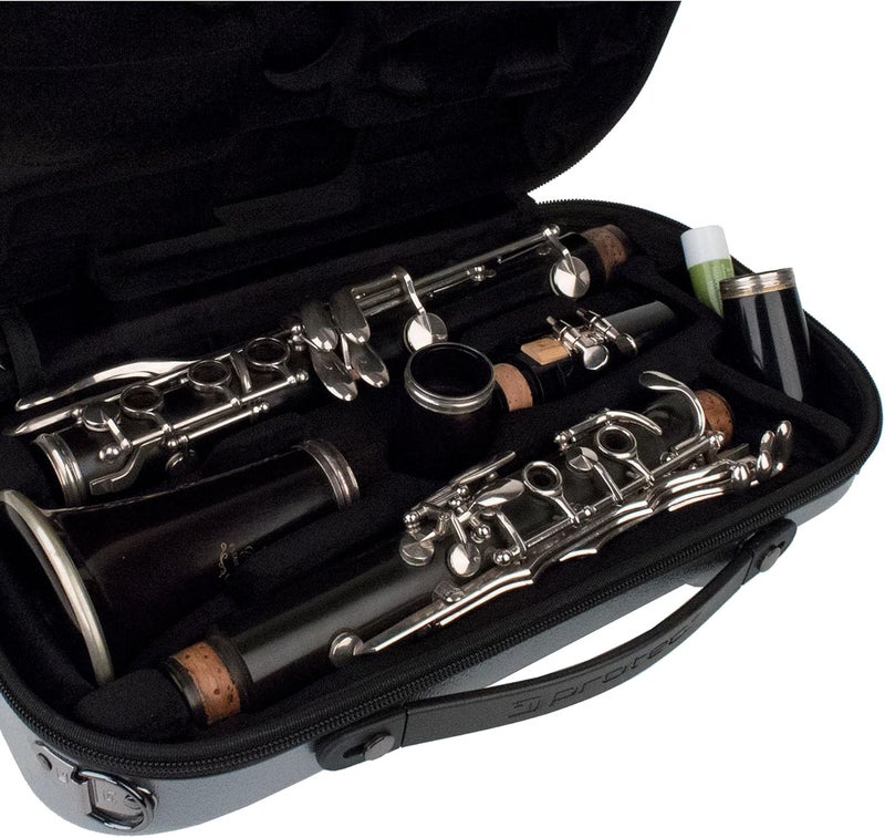 Pro-Tec Micro-Sized ABS Protection Clarinet Case, Silver (BM307SX) - Image 2