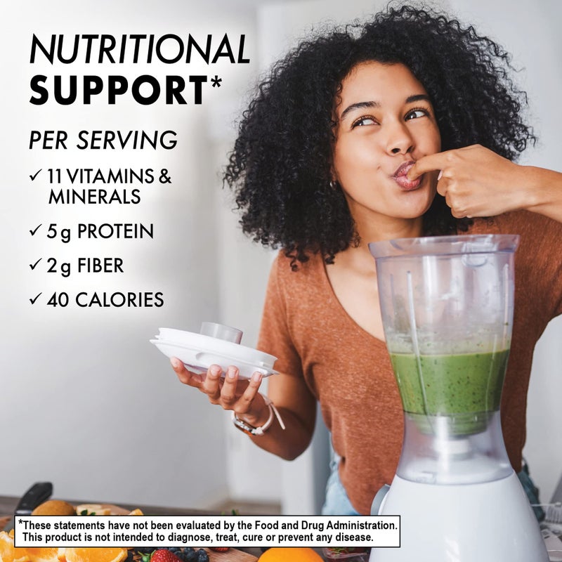 BlueBonnet Nutrition Non-Bitter Nutritional Yeast Flakes - Plant-Sourced Protein, B Vitamins & Vitamin D - Non-GMO, Vegan, Kosher, Gluten-Free, Soy-Free - 10.58 oz, 30 Servings - Image 3