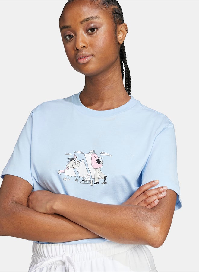 Adidas Doodle Graphic T-Shirt - Image 4