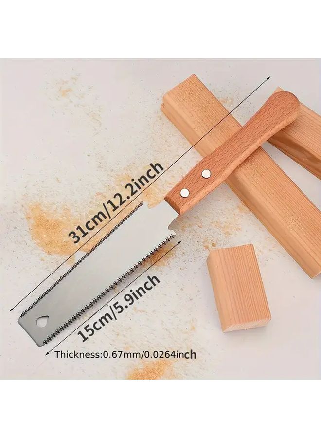 Japanese Flush Cut Saw 1pc Flexible Blade Heavy Duty Metal Woodworking Hand Tool - Image 4