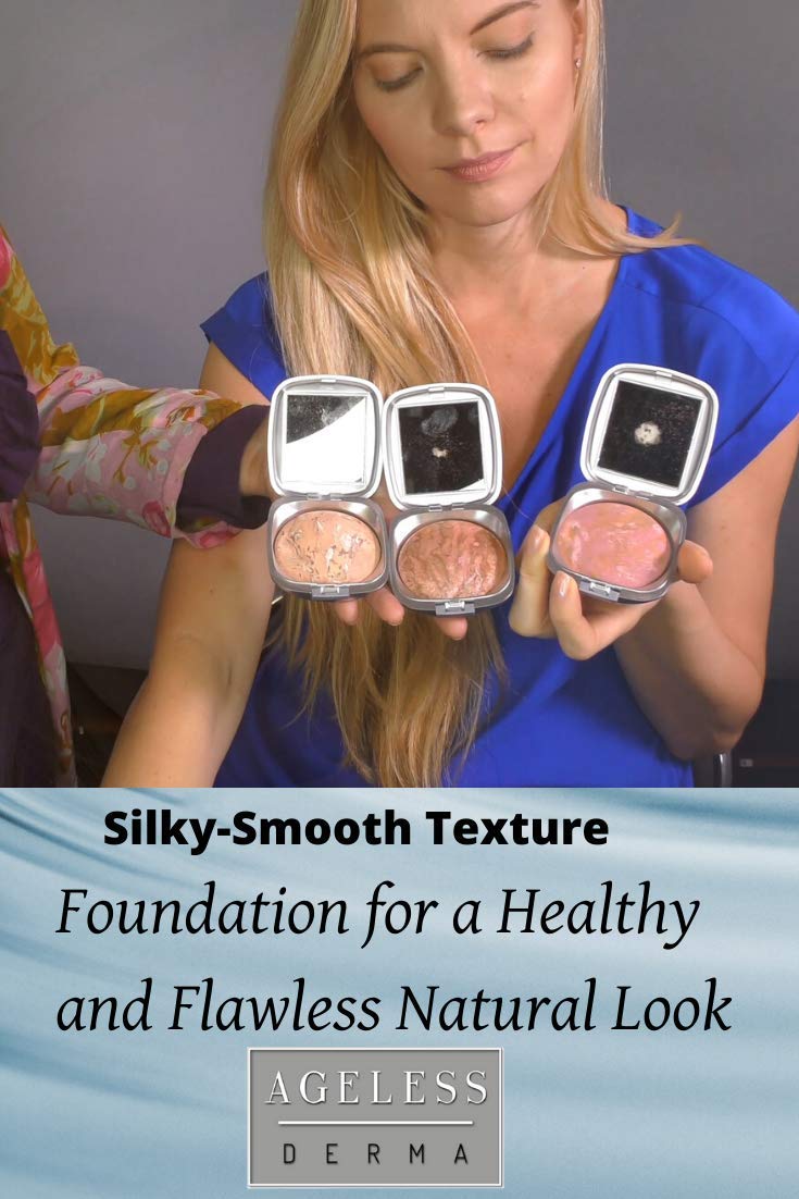 Ageless Derma Mineral Baked Foundation Makeup- Vegan - Paraben - Gluten and Cruelty Free Powder foundation (Simply Beige) - Image 3