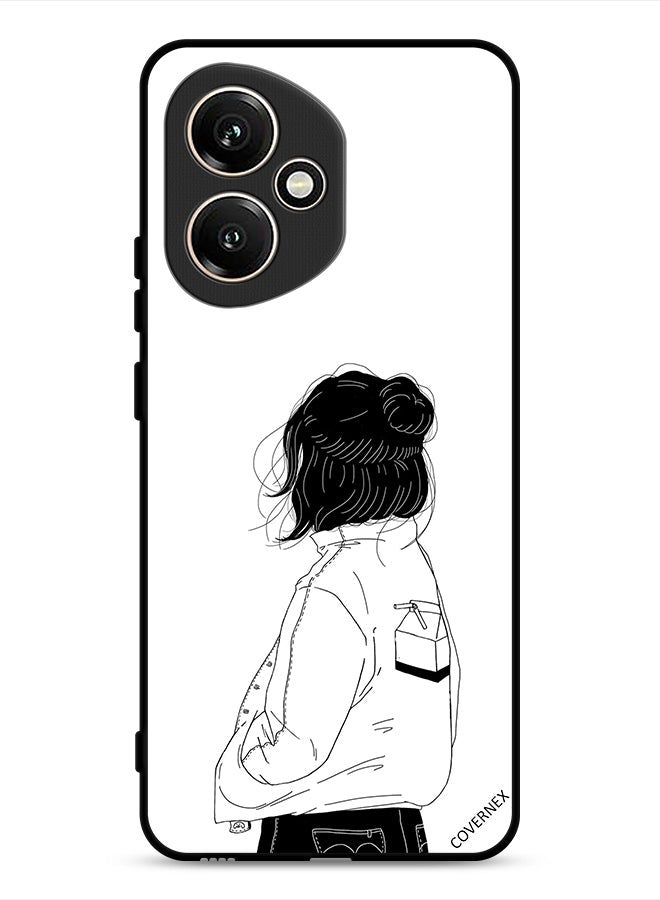 Covernex غطاء حماية Honor 400 للفتاة تفكر بعمق شديد - Image 1