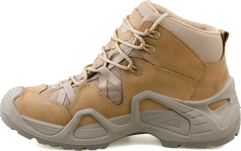 Scooter  Scooter Leather Beige Men's Waterproof Tactical Boots P1492NBJ