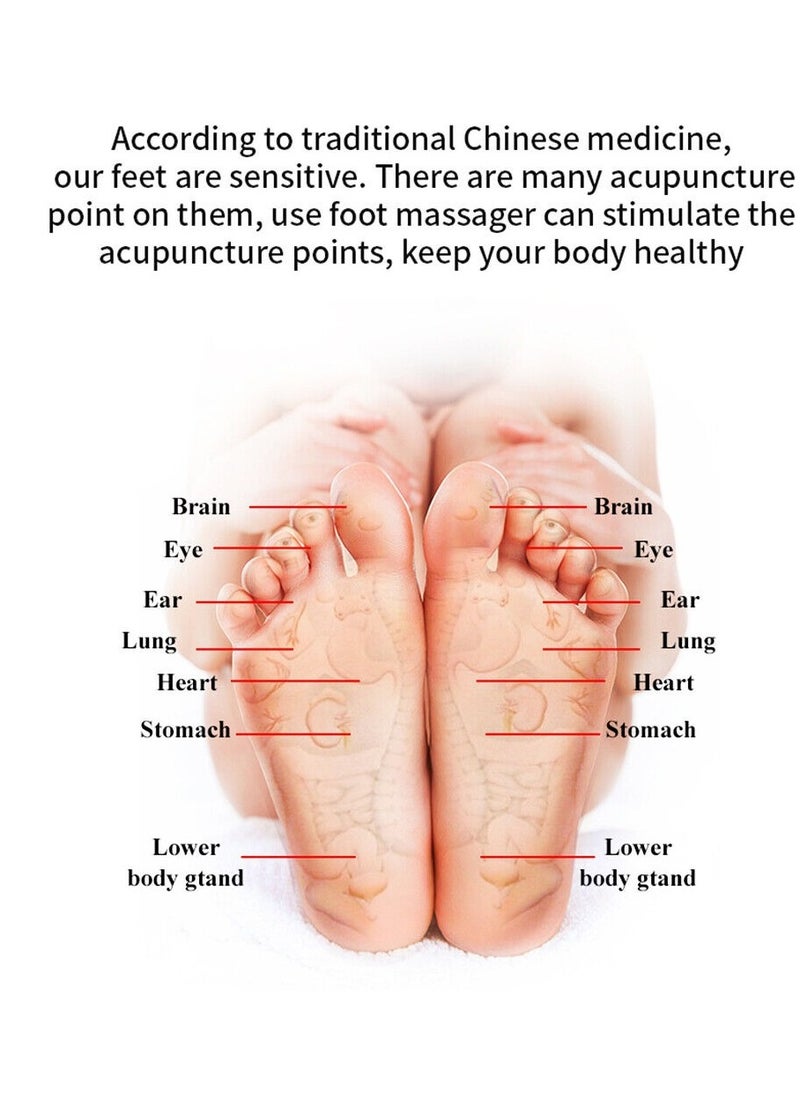 Houmt - Electric Foot Massager with Heating Function, Foot and Calf Massager with Massage Roller Relaxes Leg Muscles Improves Blood Circulation Deep Tissue Massager for Foot Gift for Mom Dad and Friends - Image 1