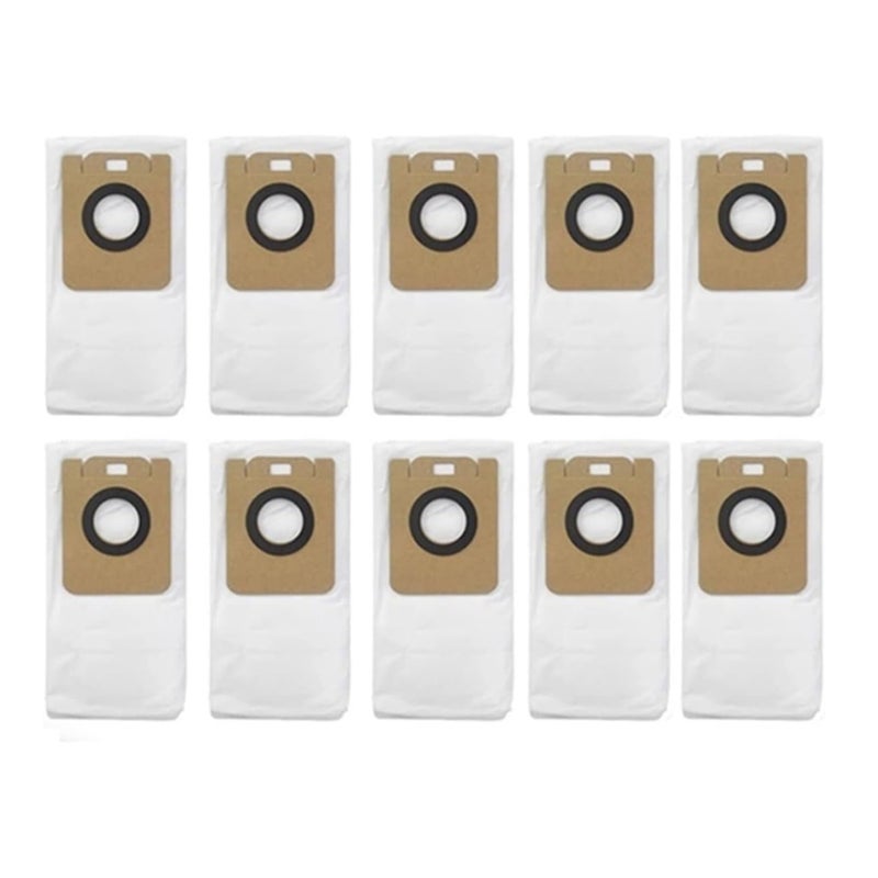 Vacuum cleaner dust bag suitable for Dreame D10 PLUS sweeping robot accessories consumables non-woven bag dust bag (10 pcs) - Image 1