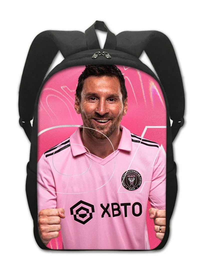 MESSI Children Backpack Daypack Schoolbag Teen Boys School Book bag